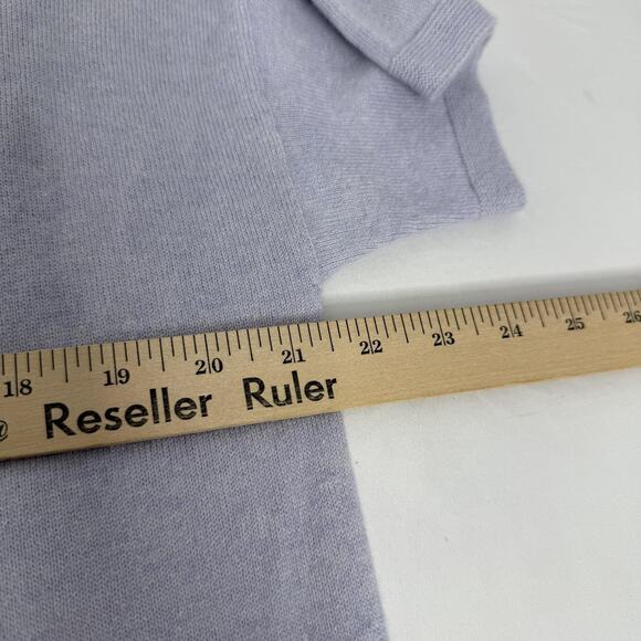 Eileen Fisher Sweater Womens Small Lavender Cashmere Short Sleeve Made in Italy - Picture 6 of 7